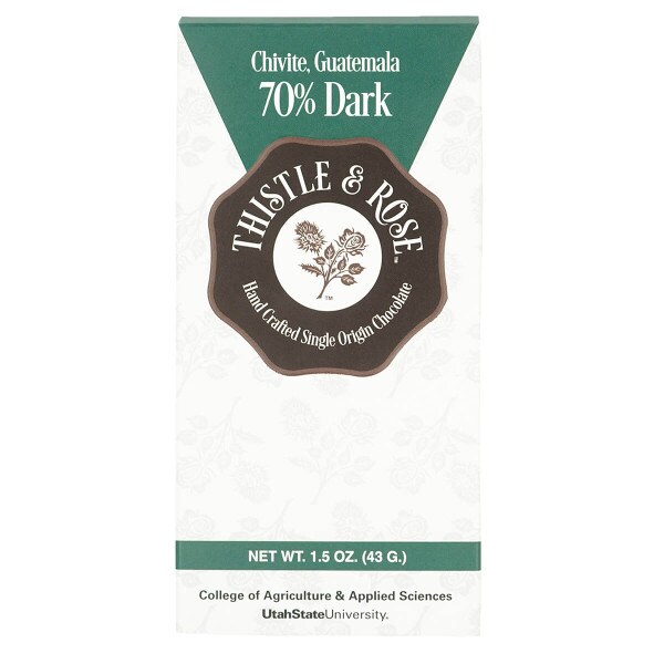 Thistle & Rose Chivite, Guatemala 70% Dark Chocolate Bar